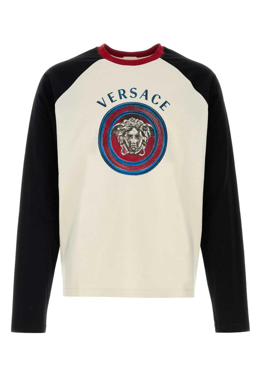 Versace Outer Fabric: 100% Cotton; Trim: 99% Cotton t-shirt in white