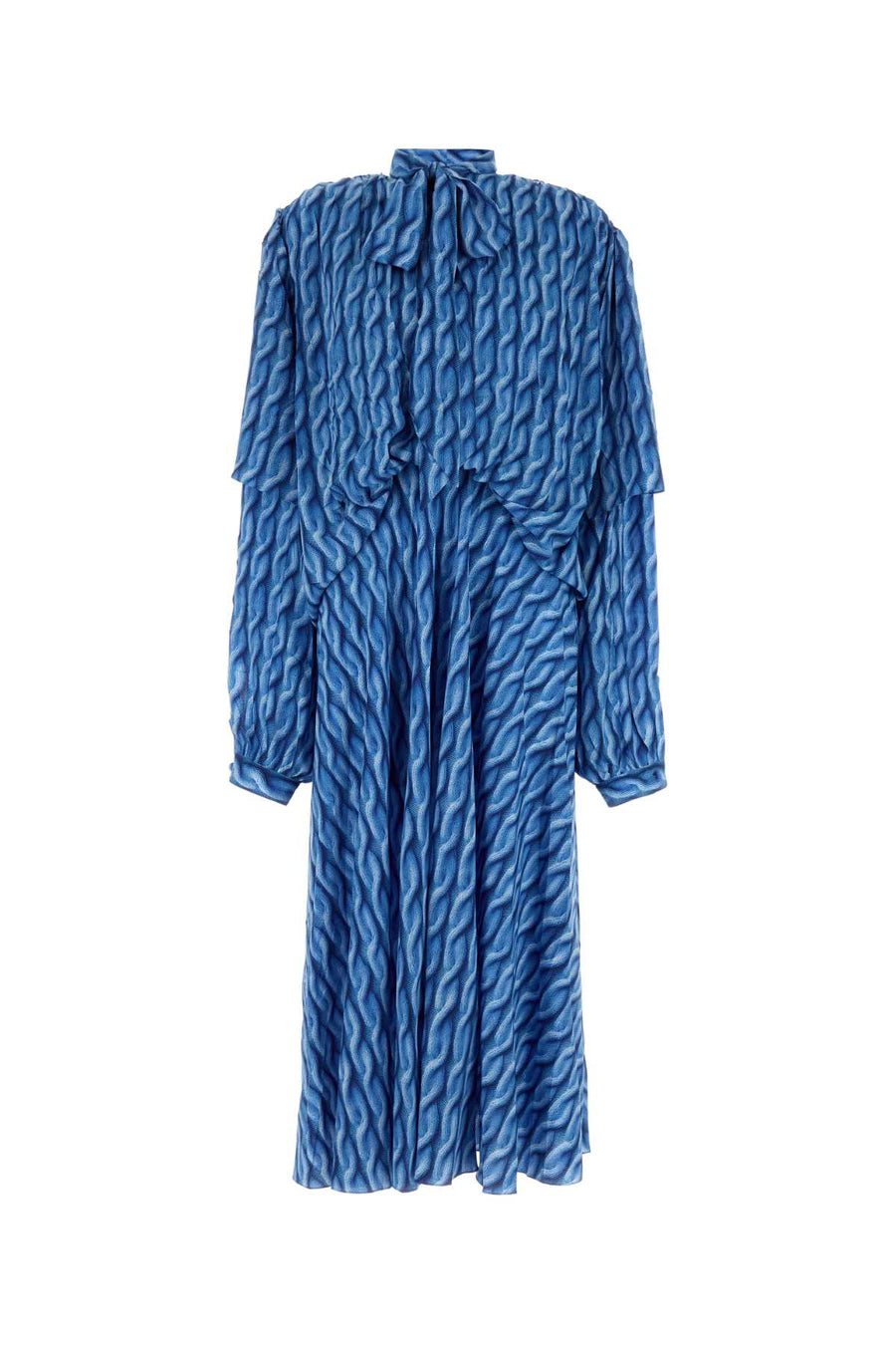 Balenciaga 100% Polyester dress in blue