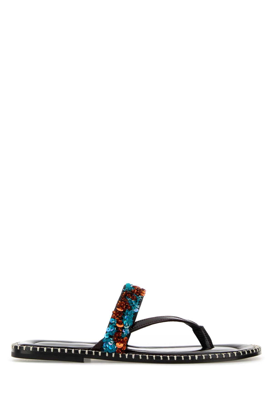 Dries Van Noten Upper: 72% viscose flat in black