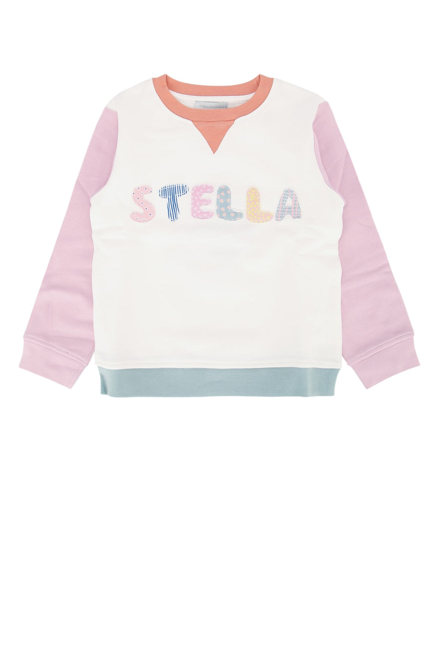 Stella Mccartney Kids 100% cotton sweatshirt in white