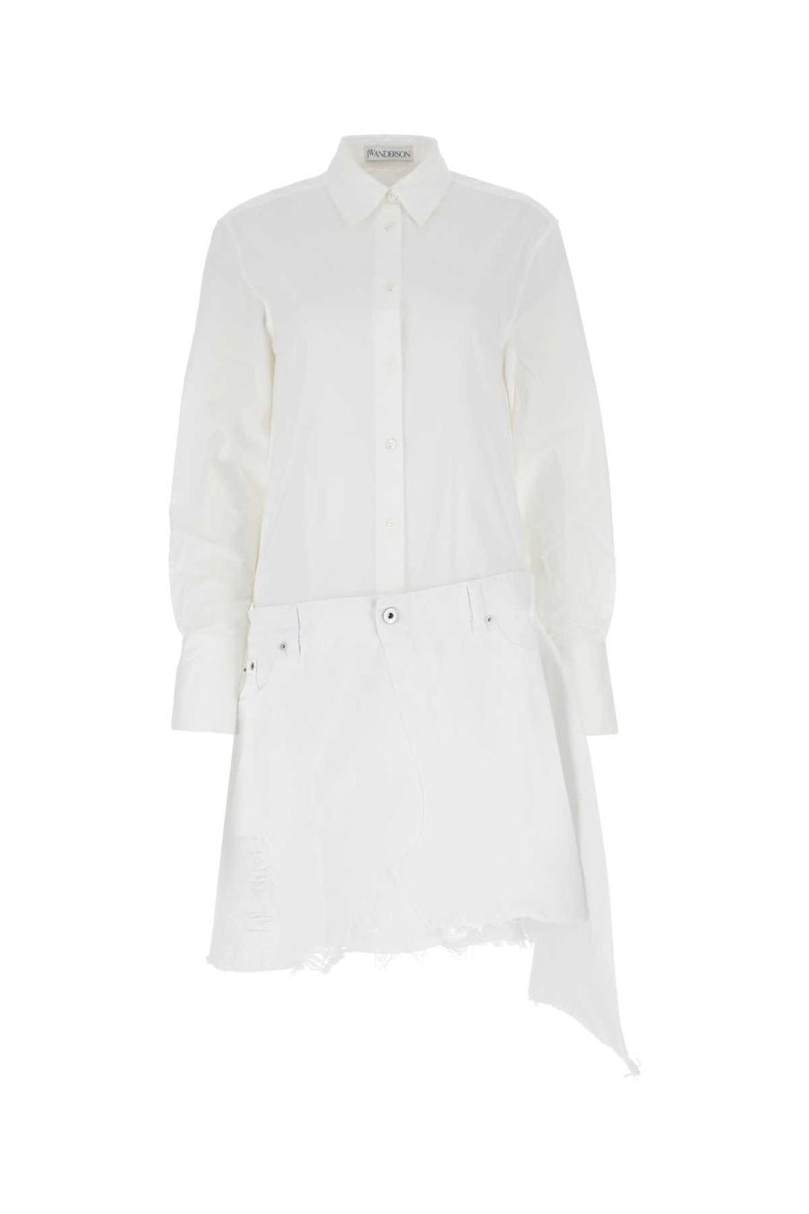 JW Anderson Exterior: 100% Cotton dress in white