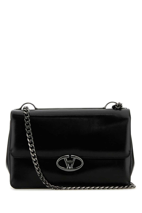 Valentino Garavani Shoulder Exterior: 100% Leather shoulder bag in black