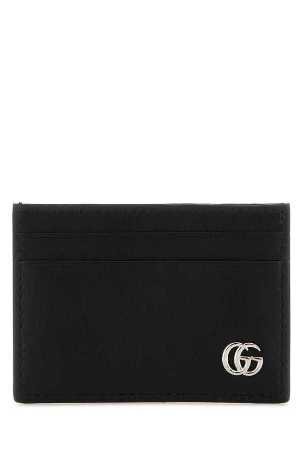 Gucci Dahir Calf Skin card case in black
