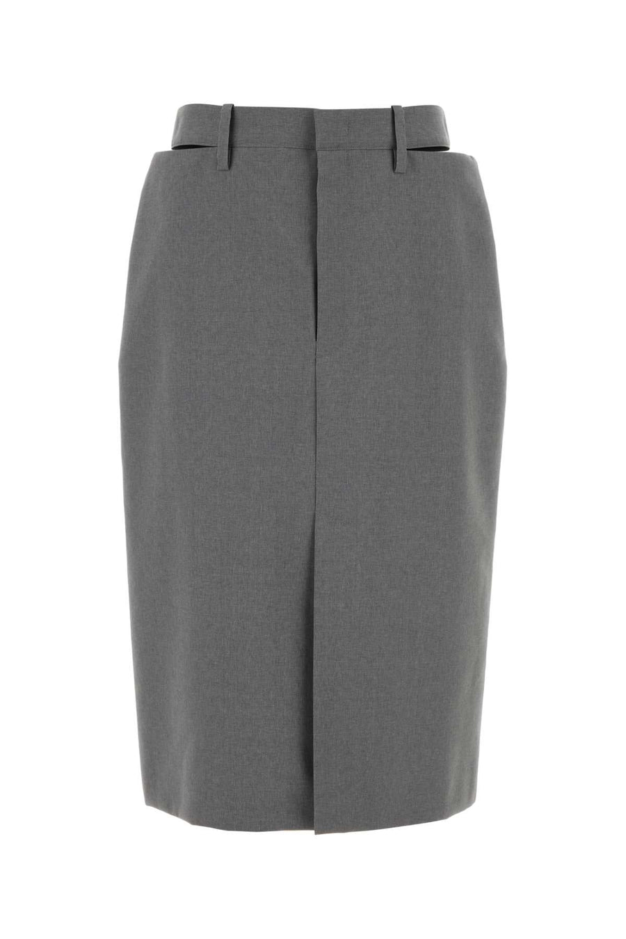Jil Sander Exterior: 100% Virgin wool. Lining: 95% Viscose skirt in gray
