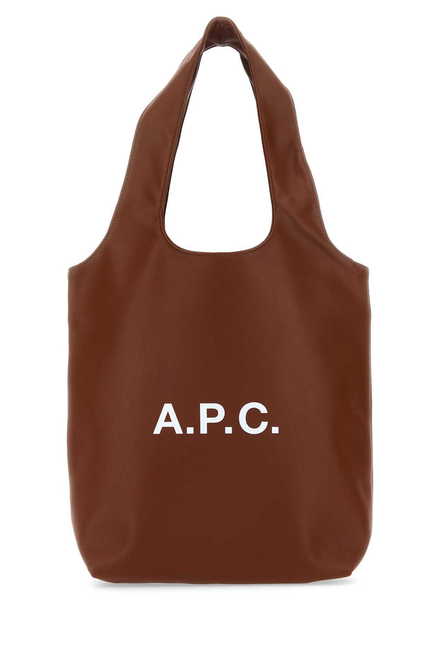A.P.C. Ninon 55% polyurethane shoulder bag in brown