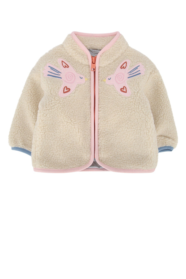 Jacket Beige Polyester Felpe