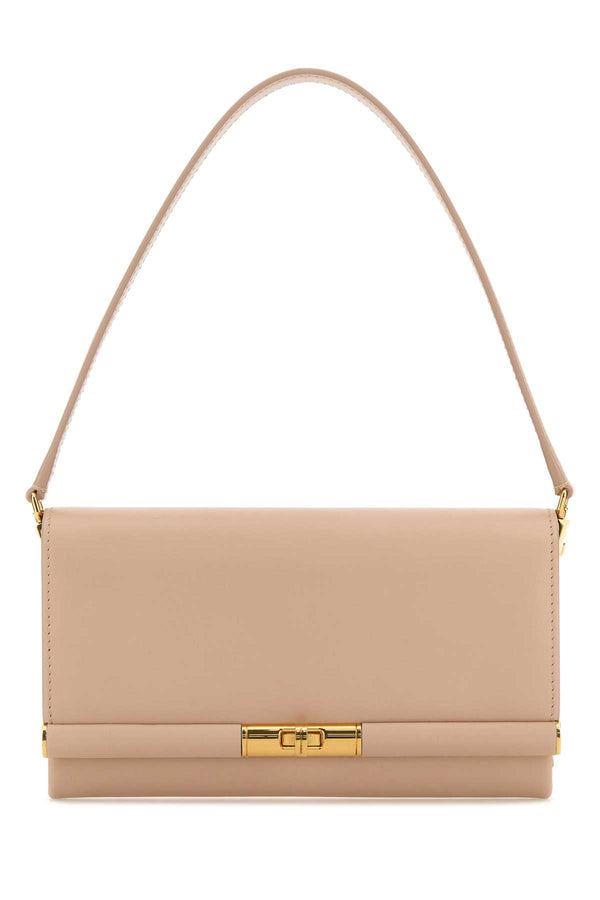 Dolce & Gabbana Exterior: 100% Calf clutch in beige