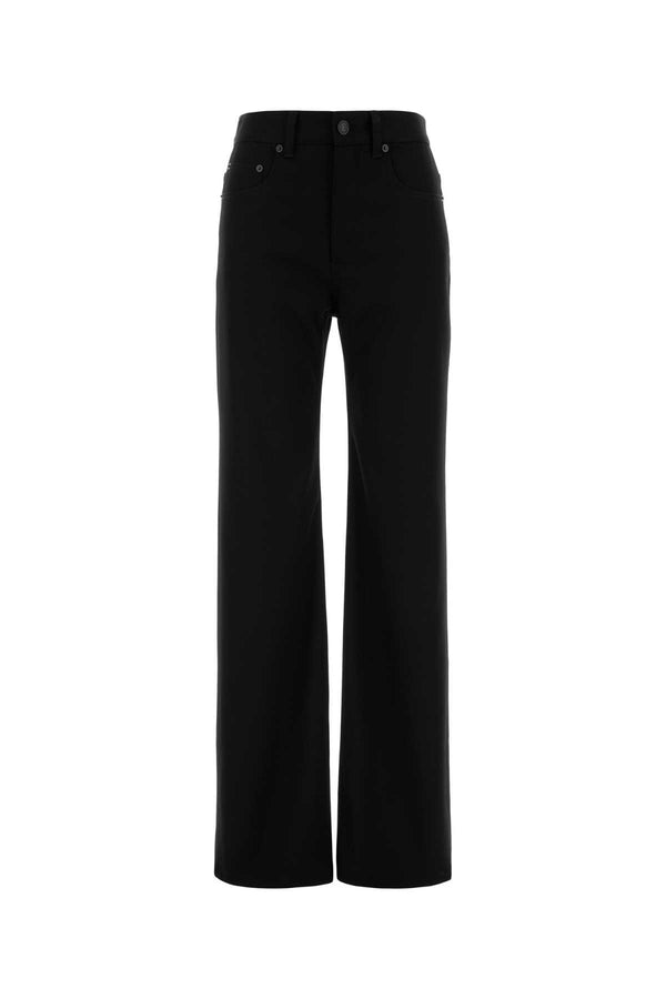 Balenciaga Exterior: 98% Wool trousers in black