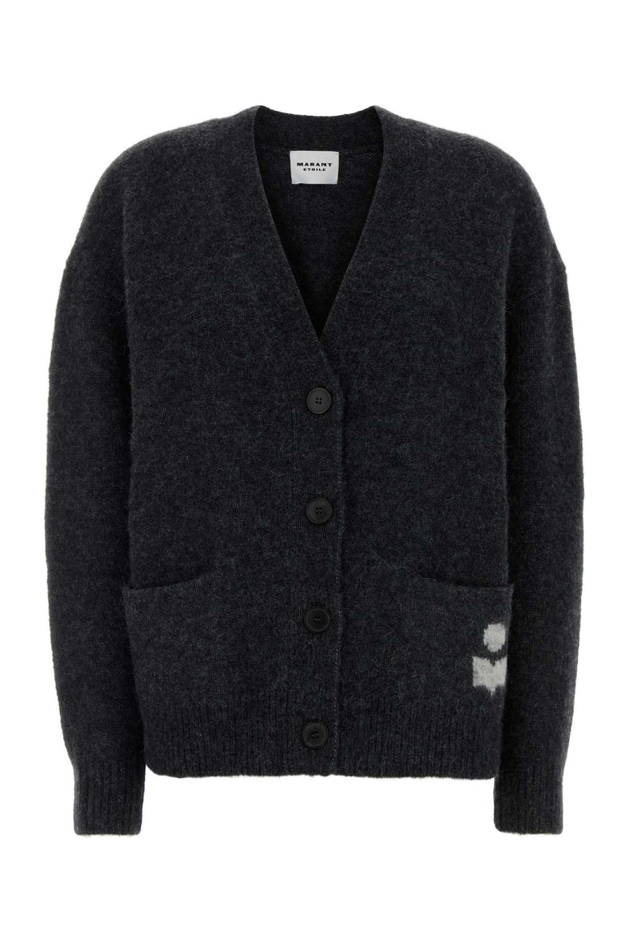 Isabel Marant Etoile 63% baby alpaca cardigan in gray