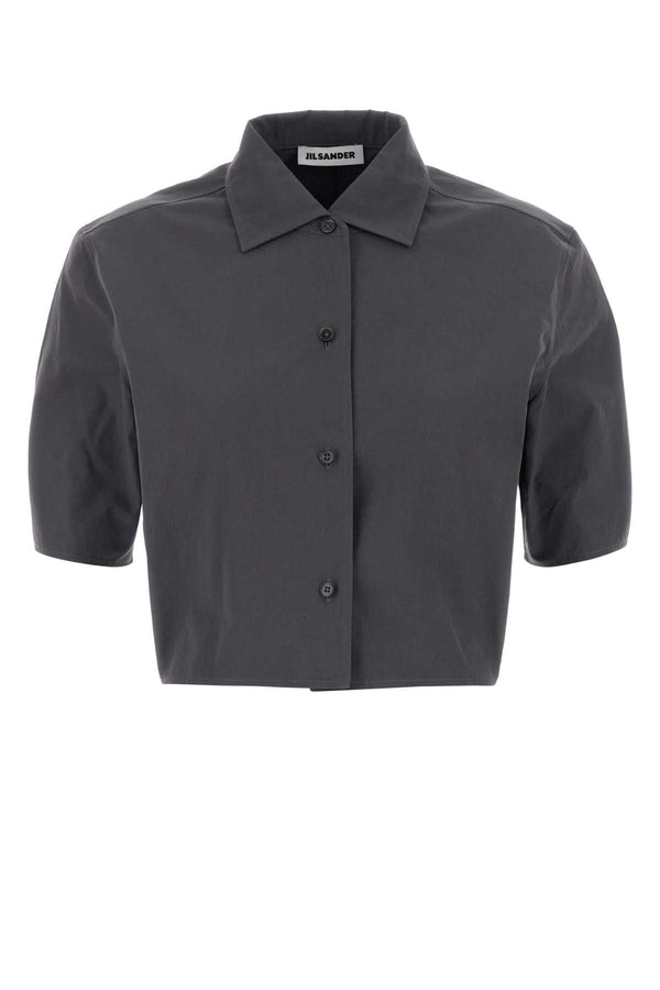 Jil Sander 100% Cotton shirt in gray