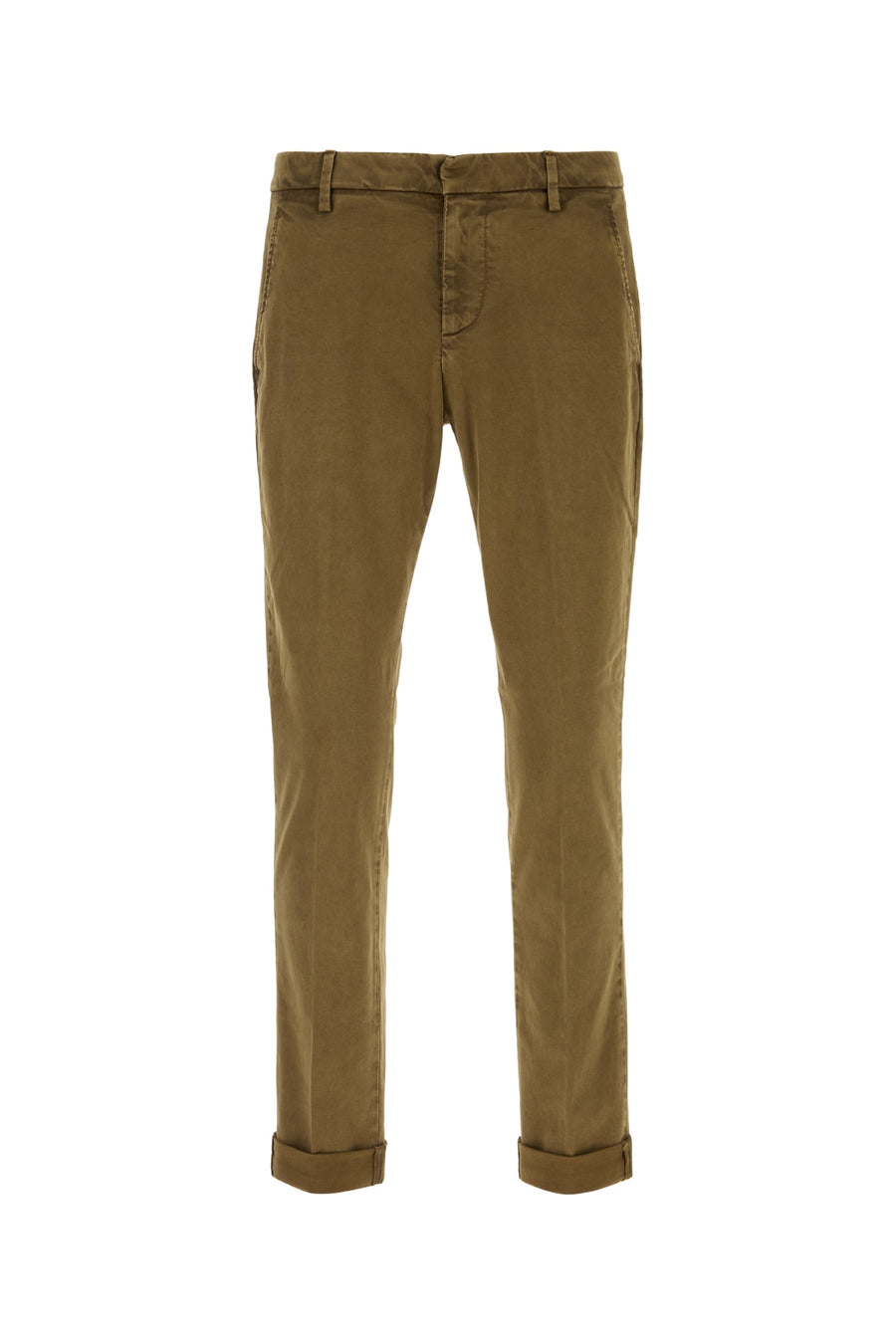 Dondup Gaubert Cotton-blend trousers in brown