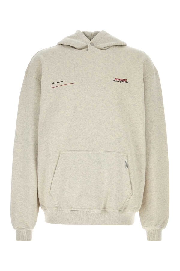 Represent Club 100% Cotton hoodie in beige
