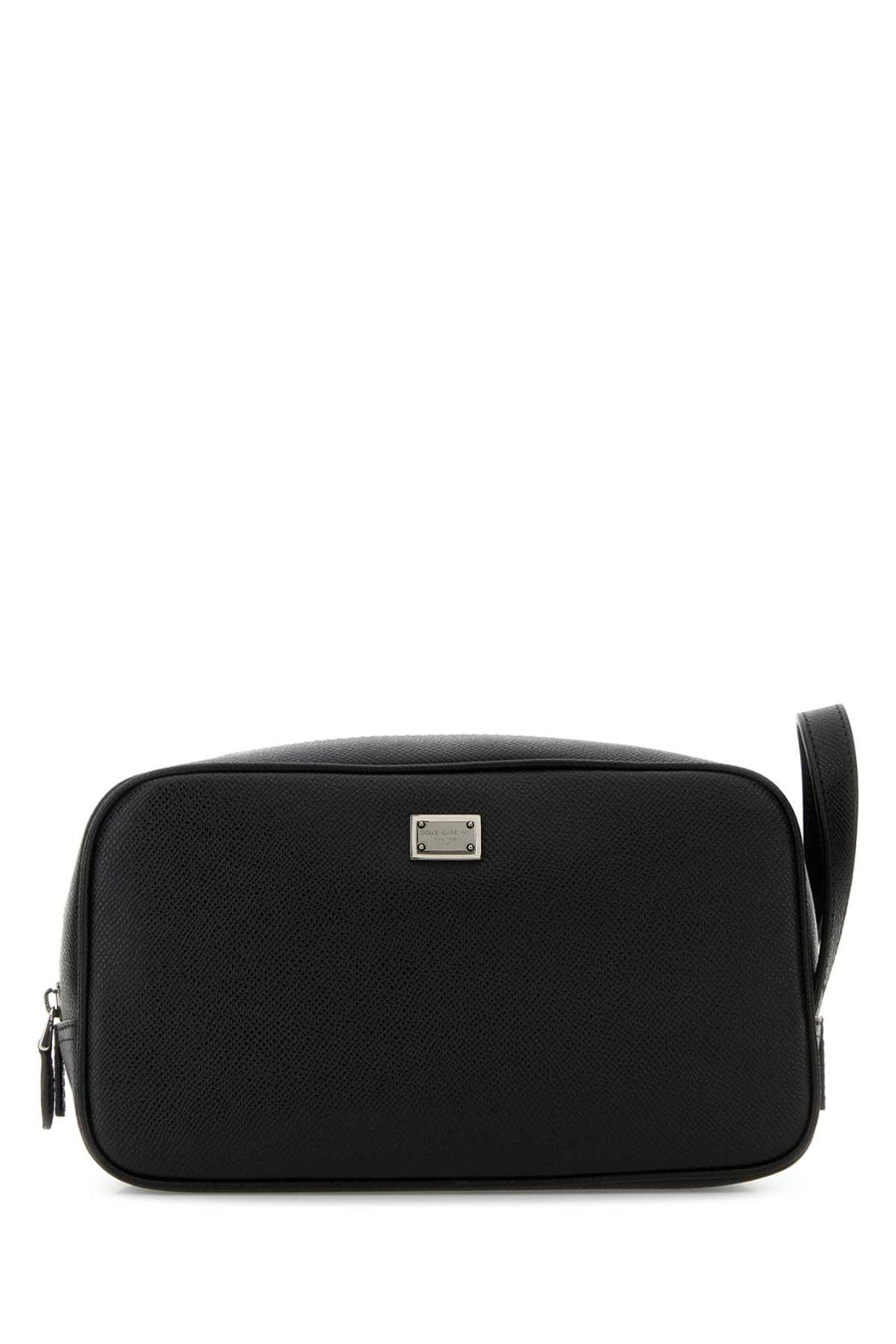 Dolce & Gabbana 100% Vitello travel wallet in black