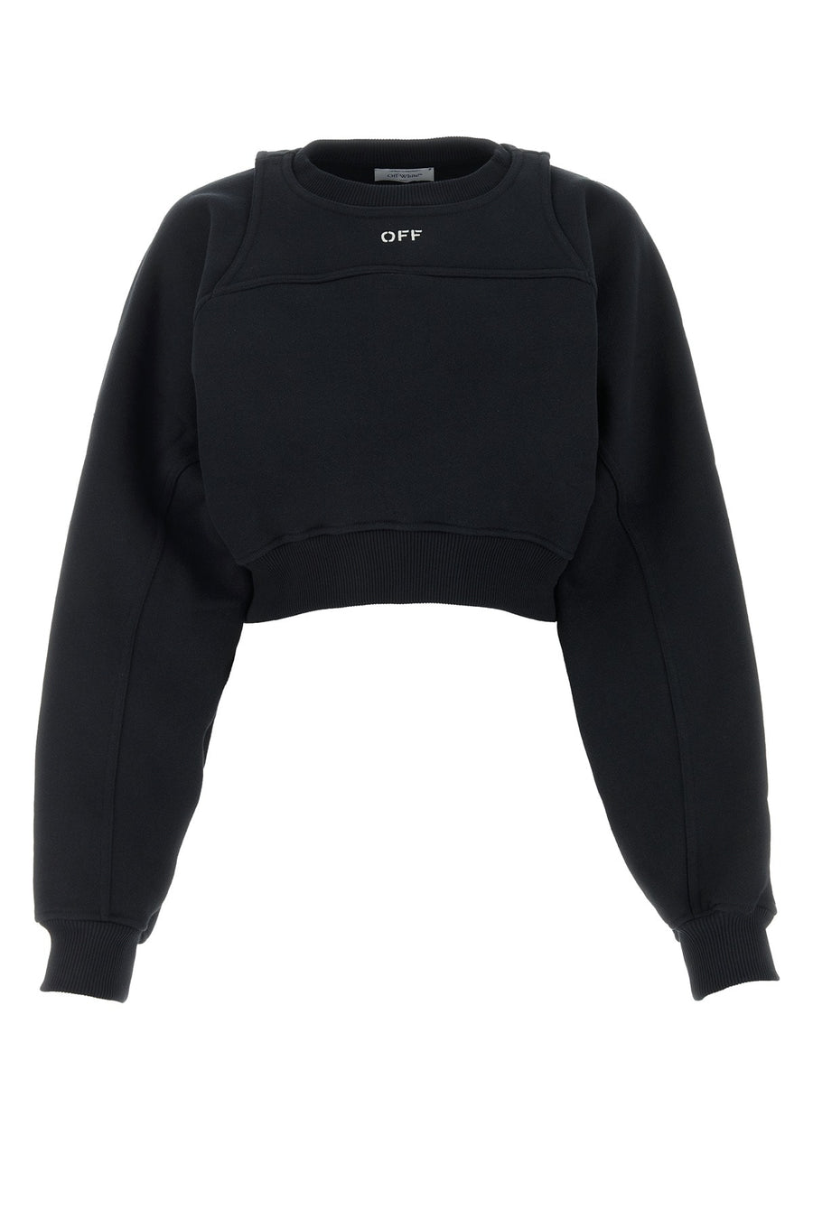 Off-White Cotton 100% sweater in black