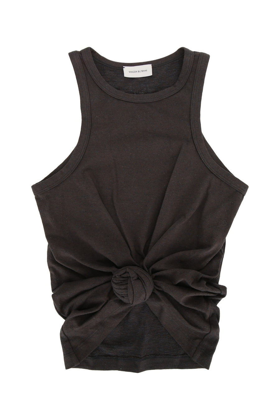 Magda Butrym 100% Mixed fibres tank top in gray