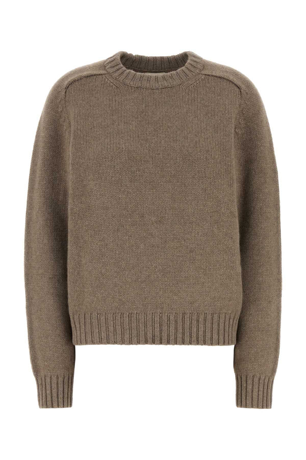 Khaite Sweater 100% Cashmere sweater in beige