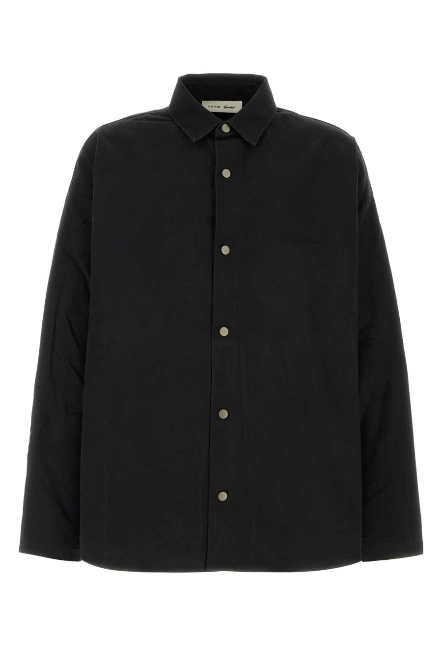 Fear Of God Essential Exterior: 100% Cotton shirt in black