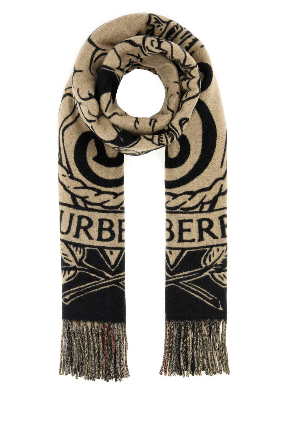 Burberry Stormy 100% Cashmere scarf in beige