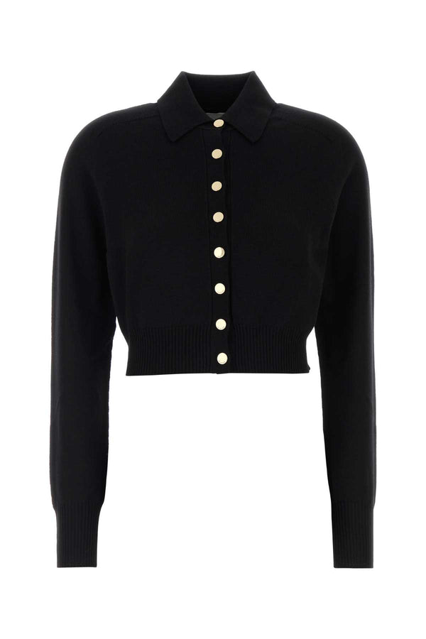 Sportmax 100% Virgin wool cardigan in black