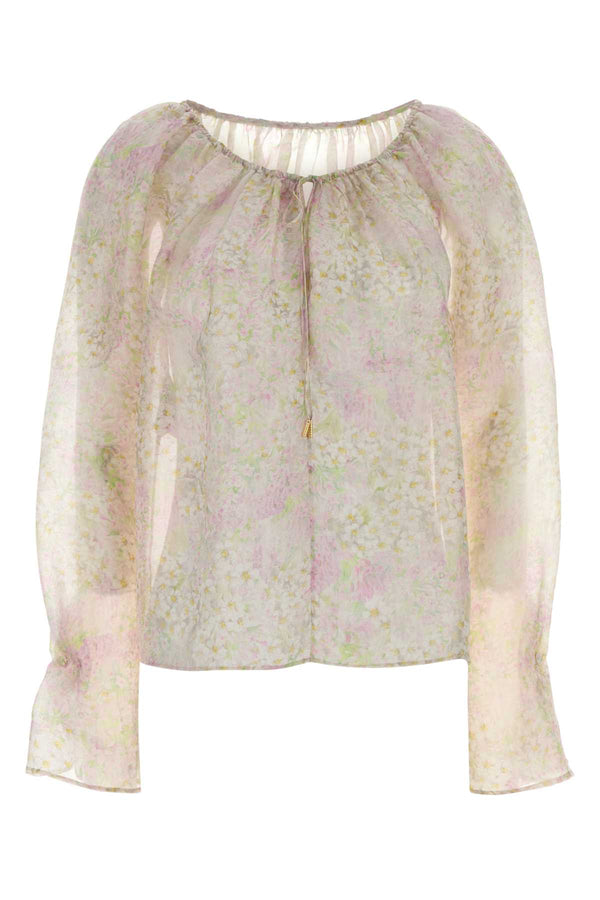 Alberta Ferretti 100% Silk blouse in pink