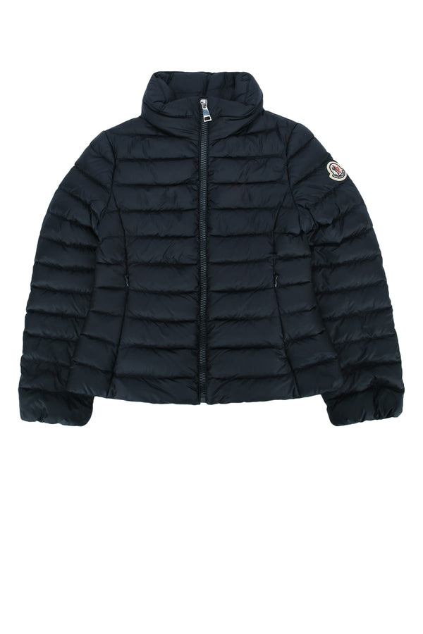 Moncler Jr Jacket Hood: 100% Polyamide/Nylon - Outer: 100% Polyamide/Nylon down jacket in navy