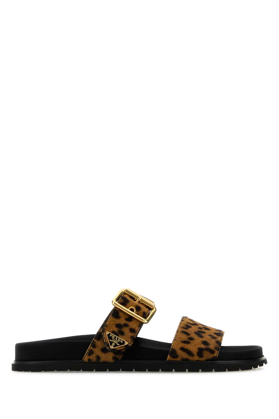 Prada Calf hair sandal in brown