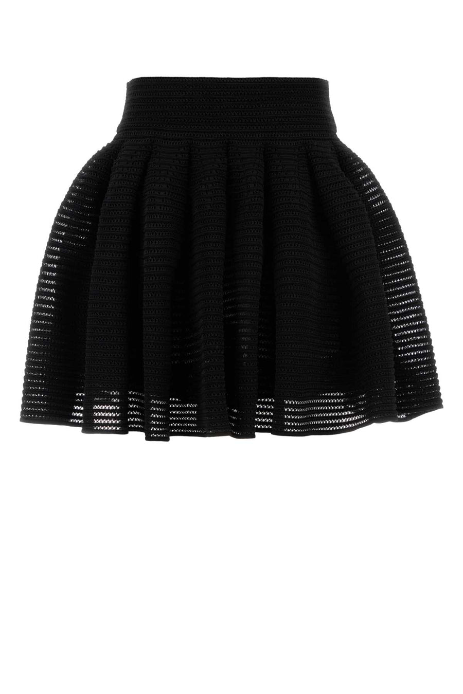 Black Knit Mini Skirt Noiralaia Gonne