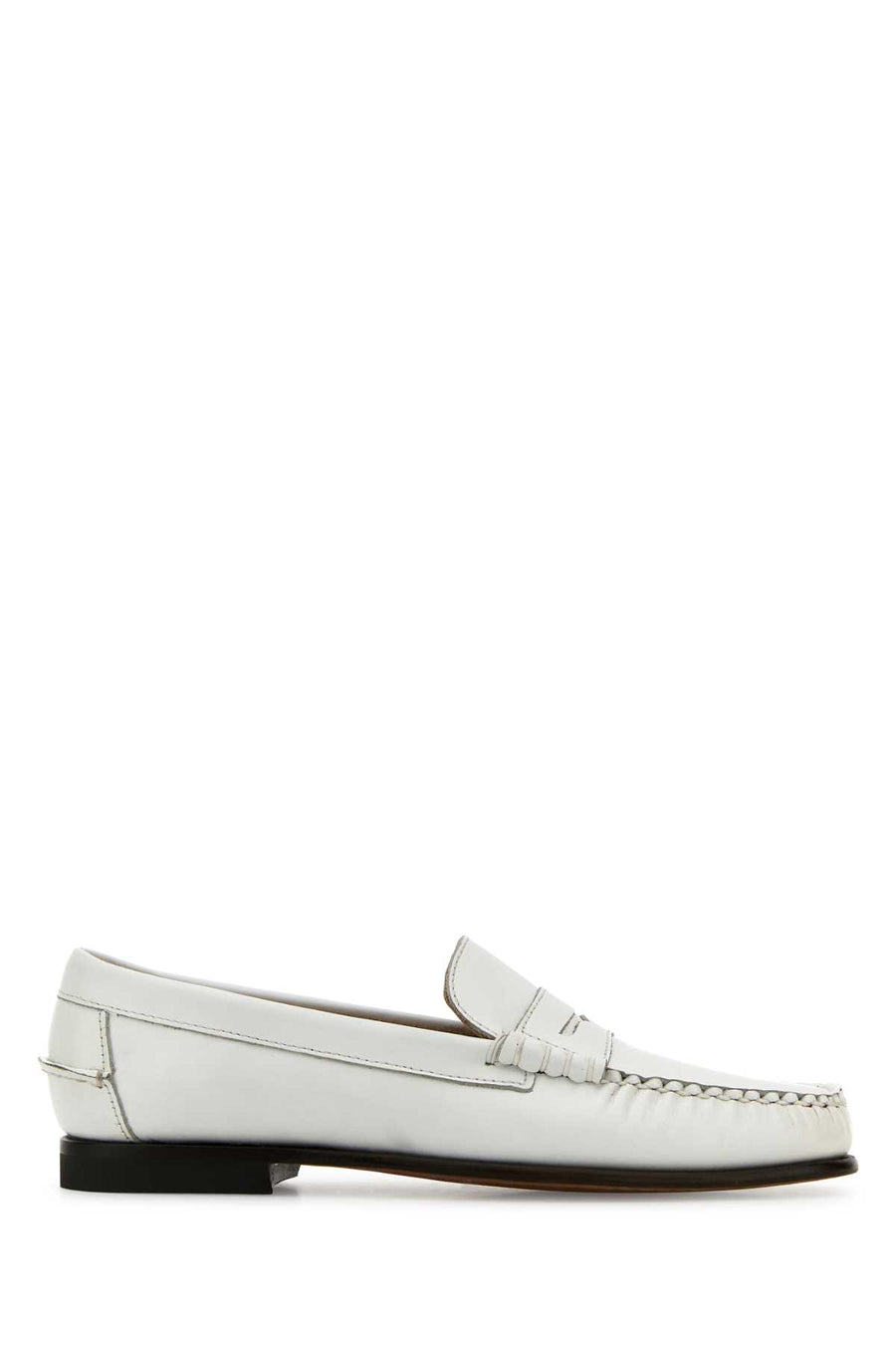 Sebago Woman Exterior: 100% Leather loafer in white