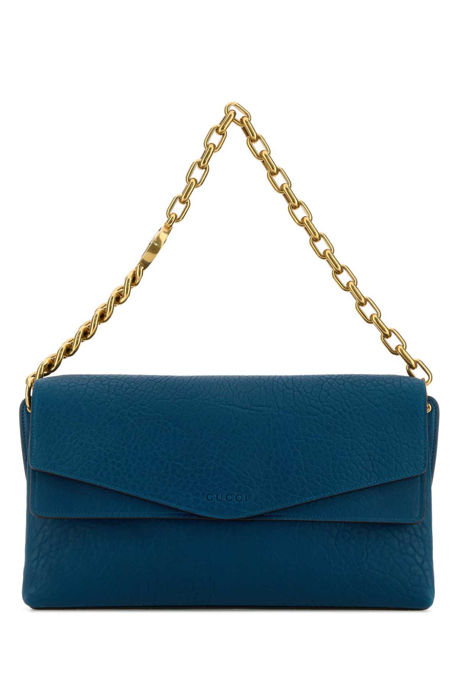 Gucci With Lamb leather shoulder bag in blue