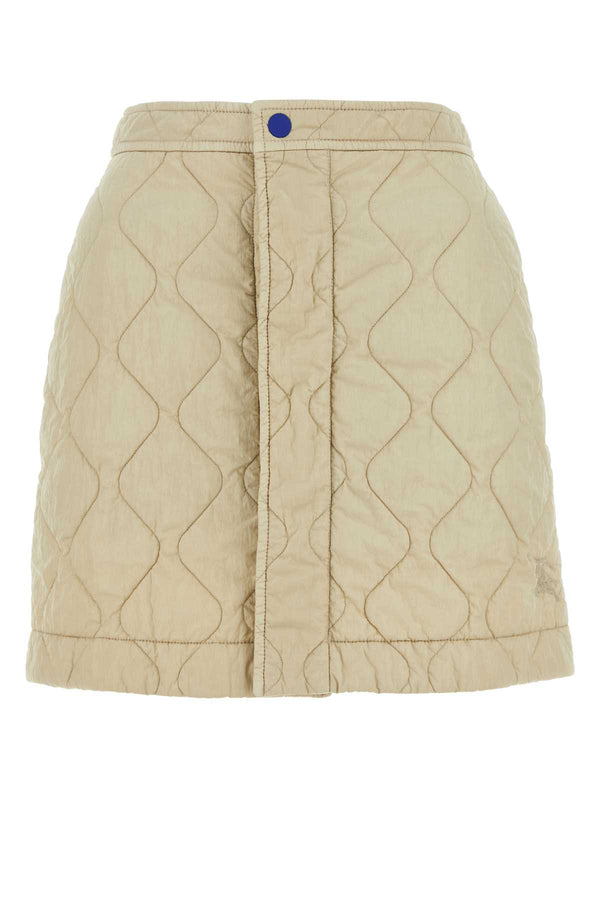 Burberry Exterior: 100% Nylon skirt in beige