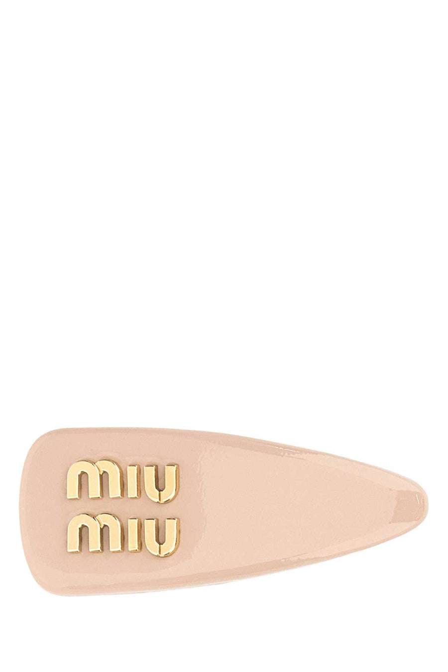 Miu Miu Capelli Leather (exterior) hair clip in pink