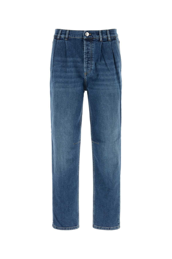 Brunello Cucinelli Pants 98% Cotton jeans in blue