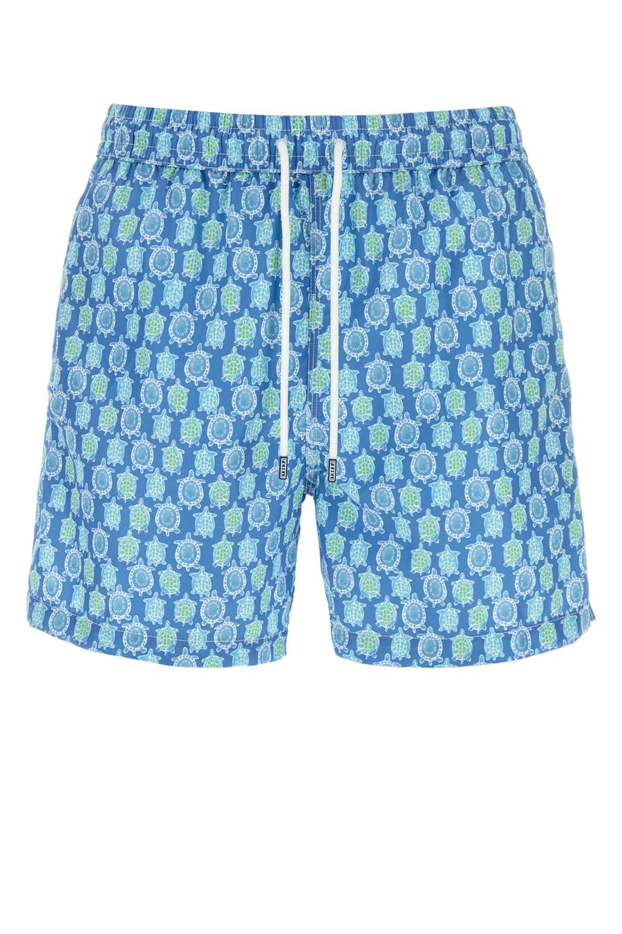 Fedeli Exterior: 100% Polyester; Lining: 100% Fabric swimming shorts in blue