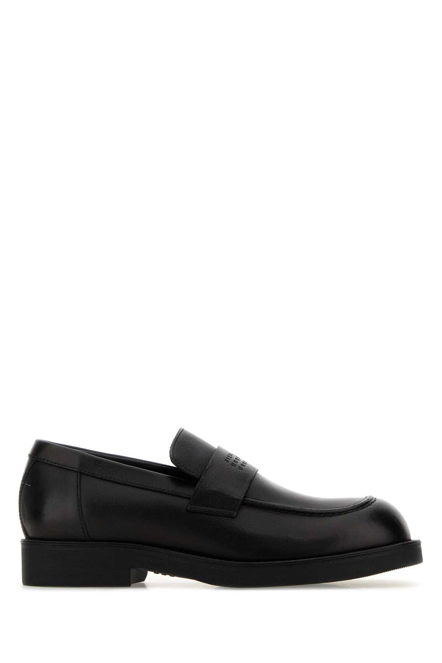 MM6 Maison Margiela Leather (100% Pelle Bovina) loafer in black