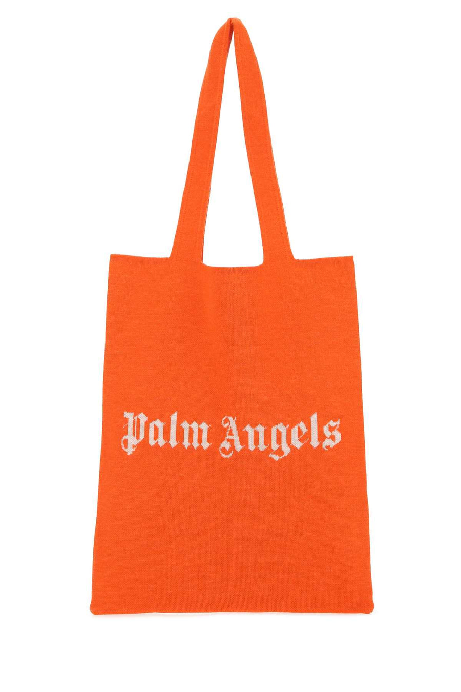 Palm Angels 58% Wool tote bag in orange