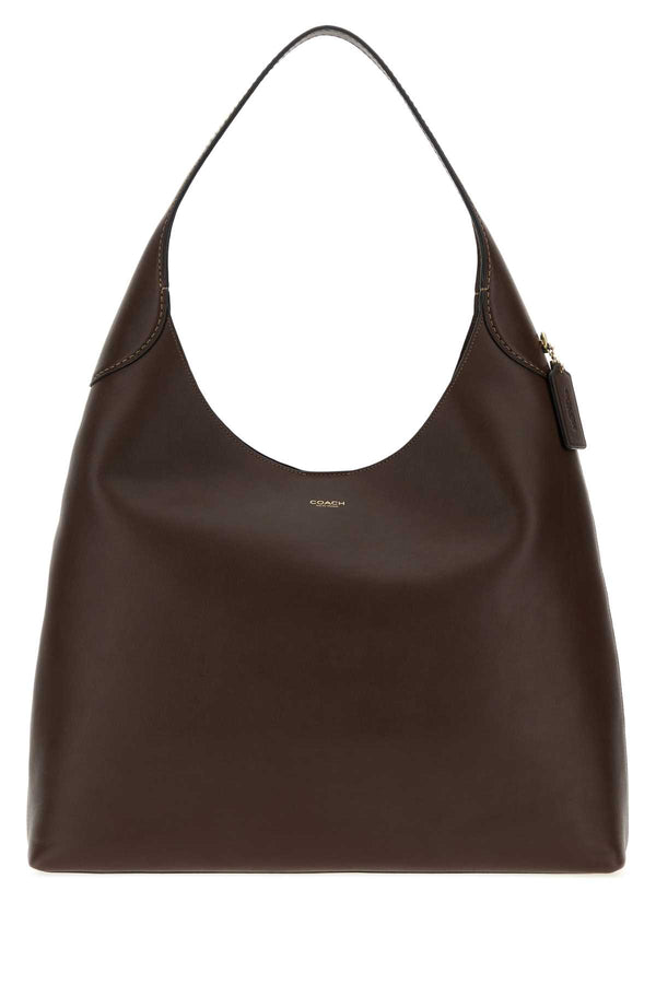 Coach New York Spalla Exterior: 100% Leather shoulder bag in brown