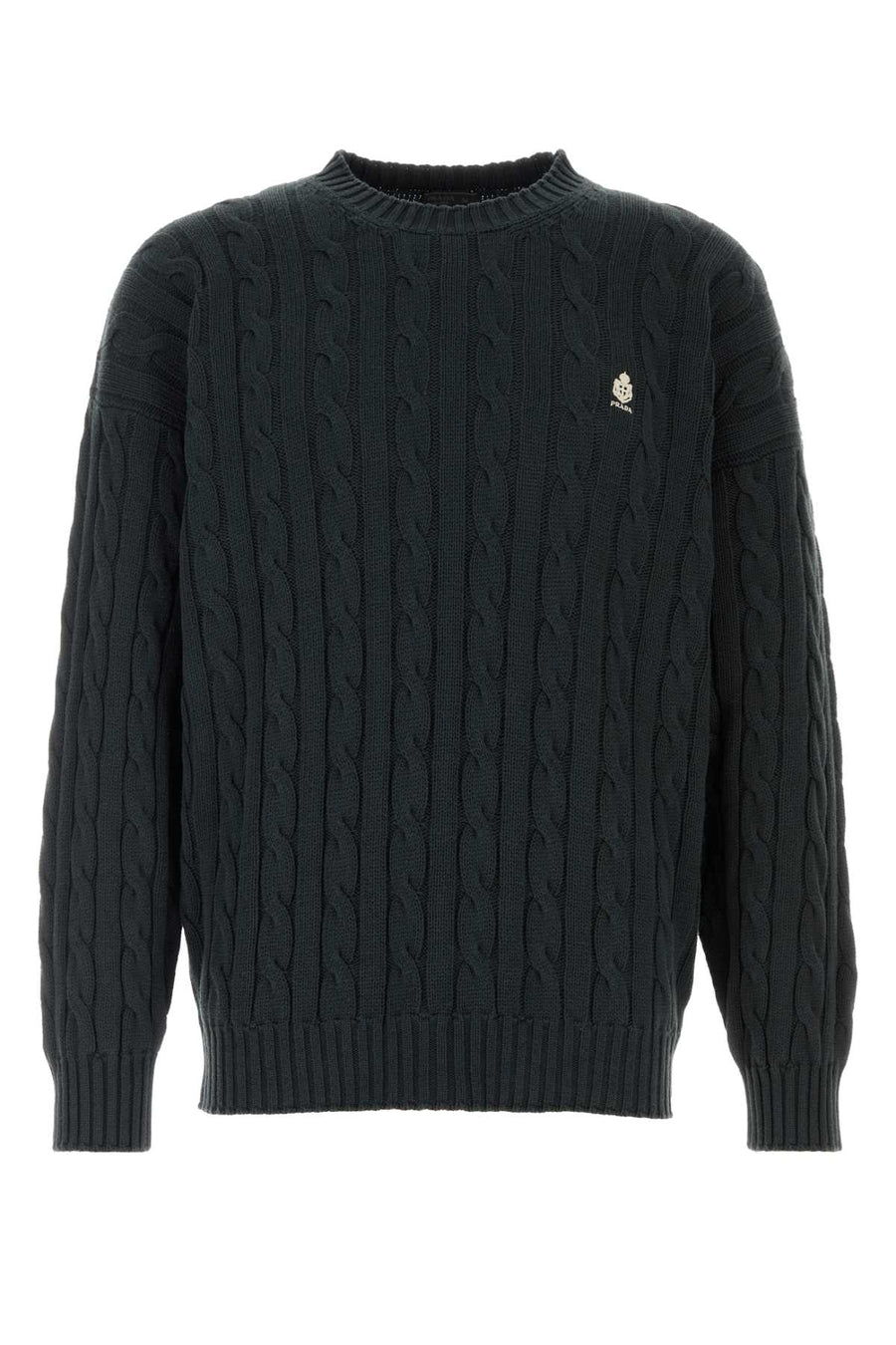 Prada 100% Cotton sweater in black