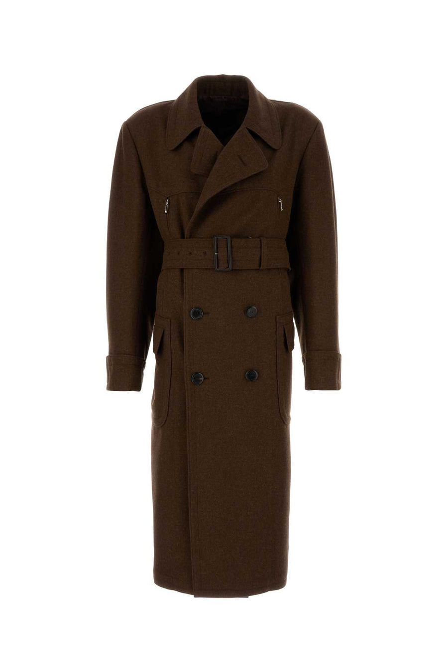 Prada 100% Wool coat in brown