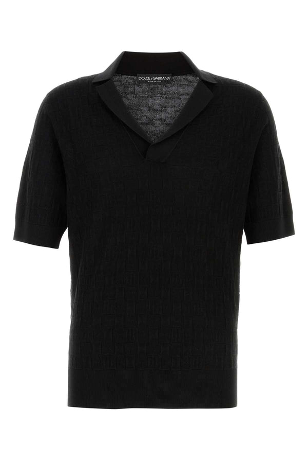 Dolce & Gabbana 93% Silk sweater in black