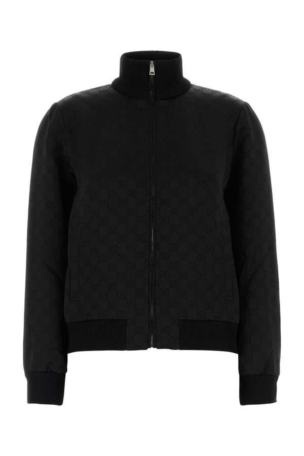 Gucci 55% Viscose sweatshirt in black