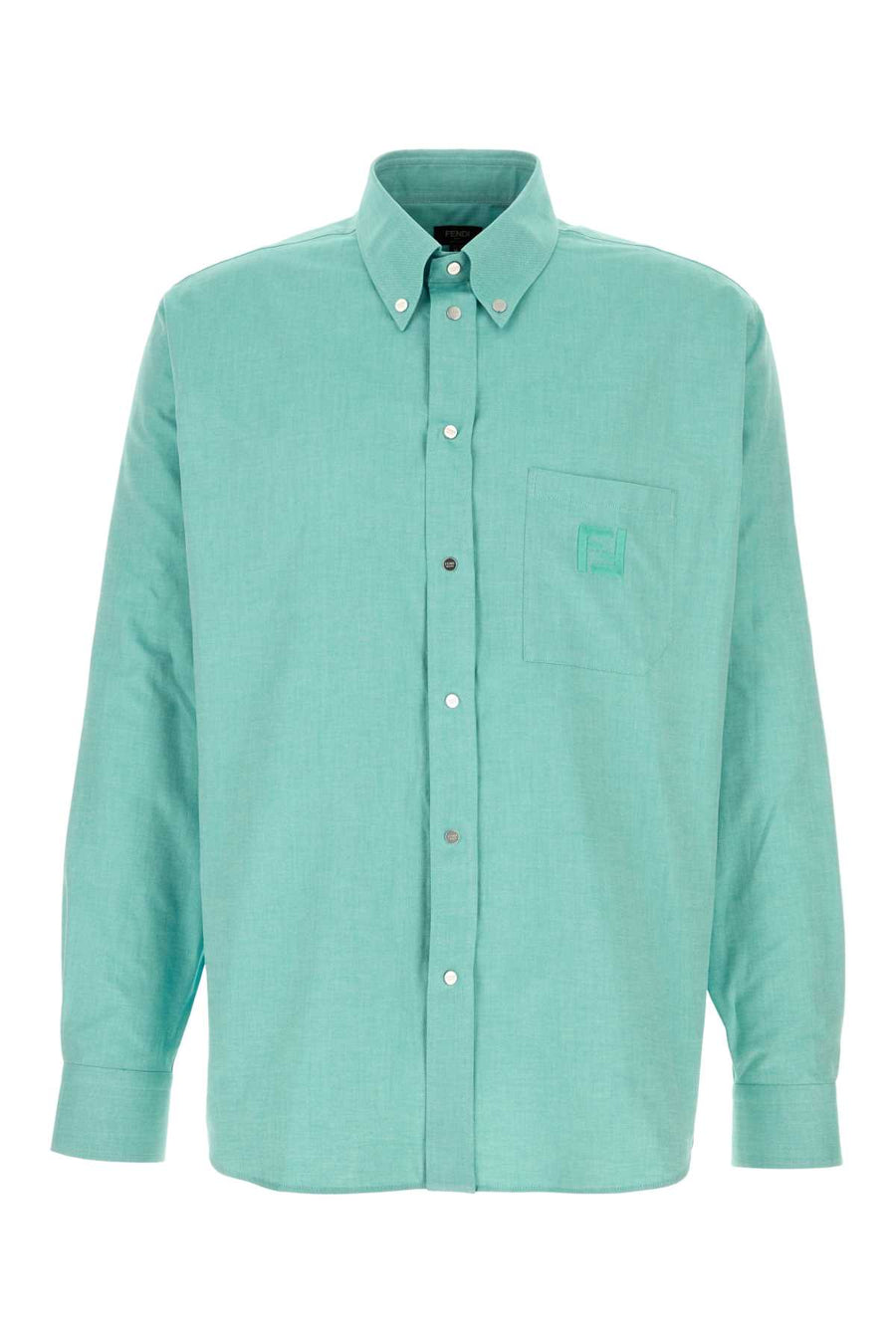 Fendi 100% Cotton shirt in green