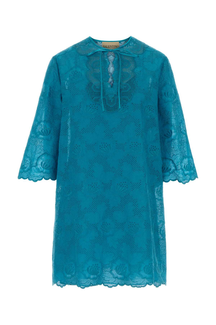 Valentino Garavani Dress 100% Cotton dress in turquoise