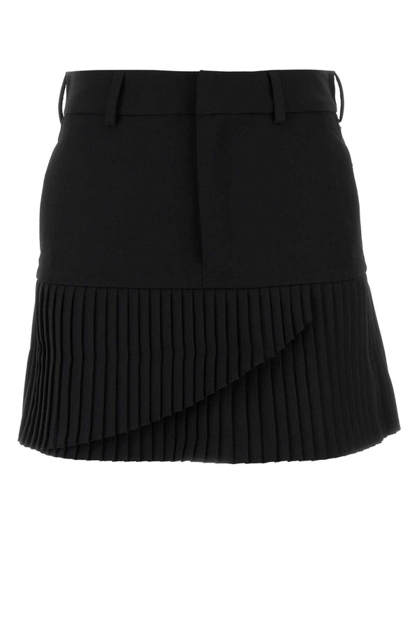 MM6 Maison Margiela Skirt 67% Polyester skirt in black