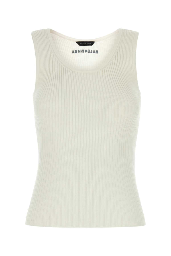 Balenciaga 90% Wool sweater in white