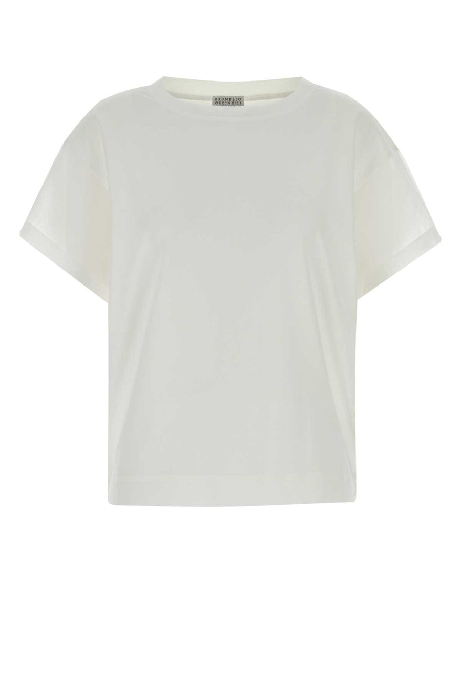 Brunello Cucinelli 100% Cotton t-shirt in white