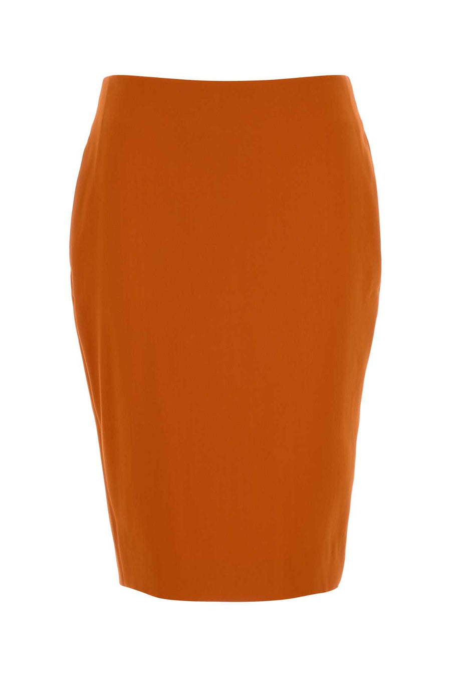 Saint Laurent Base Exterior: 87% Viscose 12% Cupro 1% Elastane skirt in orange