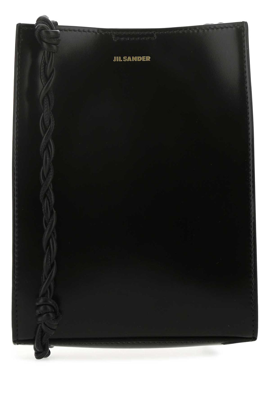 Jil Sander 100% Bovine Leather; Contrast: 100% Bovine Leather; Lining: 100% Sheep Leather shoulder bag in black