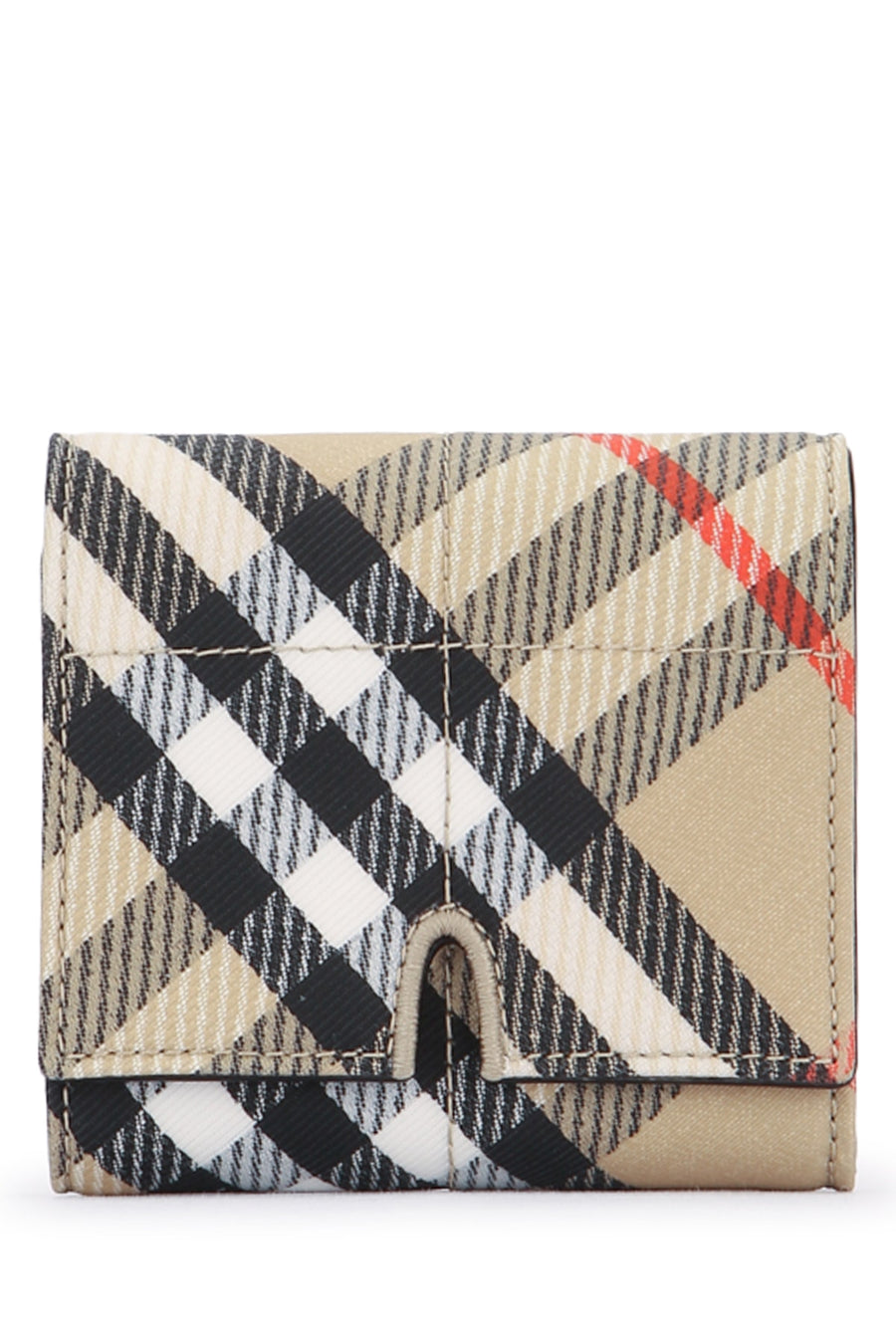 Burberry 65% Polyester wallet in beige