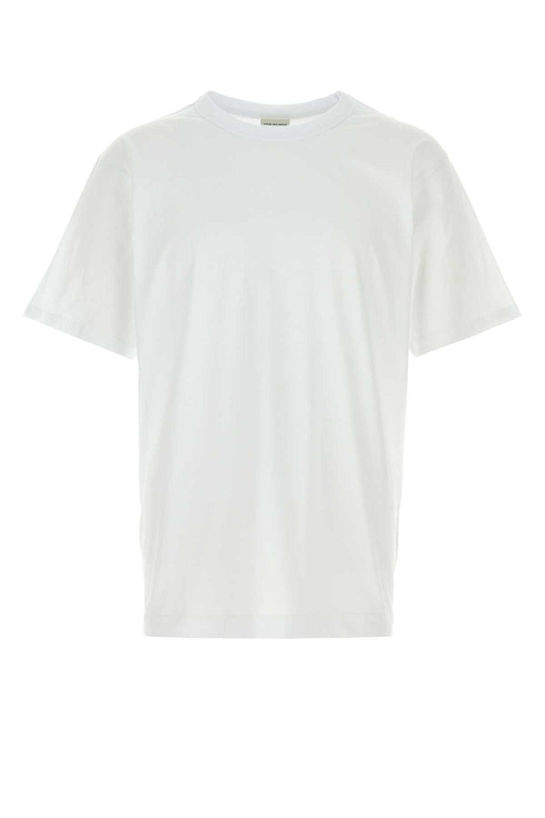 Dries Van Noten 100% Cotton t-shirt in white