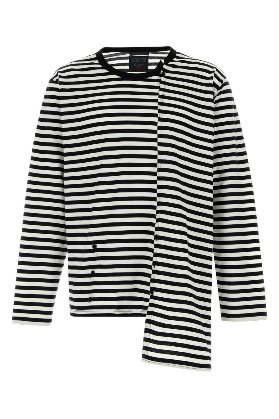 Yohji Yamamoto Long 100% Cotton t-shirt in multicolor